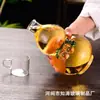 Botellas de Vino Creativas Personalizadas por el Fabricante con Forma de Calabaza, Botellas de Vidrio de Borosilicato Alto para Vino Tinto y Vino de Frutas, Botellas para Uso Doméstico y Regalo, Botellas de Vino de Ginseng