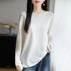 Tejido de Punto Holgado para Mujer Primavera y Verano Tejido de Punto Holgado para Mujer Primavera y Verano 2025 Nuevo Ropa Exterior de Manga Larga para Habitación con Aire Acondicionado Estilo Ligeramente Perezoso Top
