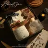 Caixa de Presente de Aromaterapia Sem Fogo Óleo Essencial Quarto Fragrância de Alto Padrão Longa Duração Casamento Aniversário Presente Decoração Lembrança Atacado