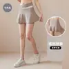 Saia esportiva de cintura alta lulu para verão ao ar livre, respirável e anti-exposição, saia de tênis yoga corrida dois em um com leggings