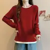 Top de Mujer de Manga Larga, Falso Dos Piezas con Cuello de Doble Capa y Empalme Derong, Nuevo Otoño e Invierno, Holgado y Adelgazante