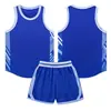 Venda direta transfronteiriça novo uniforme de basquete traje esportivo adulto estudante competição treinamento colete fitness atacado de fábrica