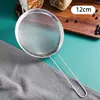 Colador Grande de Acero Inoxidable para Uso Doméstico, Malla Filtrante para Colar Empanadillas, Jugo, Leche de Soya y Aceite