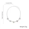 Colar de Amor Personalizado Estilo Retrô Francês Cravejado com Diamantes Corrente de Clavícula de Luxo Leve Nicho Colar Elegante de Temperamento Simples Venda por Atacado