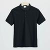 Fábrica de Origen Comercio Exterior Verano Manga Corta Hombre Cuello Polo Británico Guapo Todo Fósforo Casual Camiseta Top Ajustado