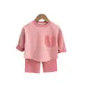 Conjunto de Roupa Íntima Térmica Infantil para Outono e Inverno, Pijama Quente Listrado para Meninos e Meninas, Pijama Sem Costura