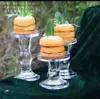 Expositor de Postres de Acrílico Estante para Boda Cumpleaños Banquete Mesa de Comedor Mesa de Descanso para el Té Evento de Inauguración Decoración Exterior