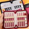 En Stock Set de Ganchillos de Mango Suave Rojo Herramientas de Ganchillo Tejer Hilo DIY Kit de Materiales de Ganchillo de Óxido de Aluminio