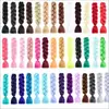 AliExpress comércio exterior fibra química trança grande trança jumbo trança torcida trança africana grande solta material de cabelo colorido degradê