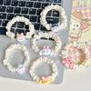 Novo Sanrio Meninas Cabelo Corda Anel de Cabelo Bonito Doce Desenho Animado MengMeng Cabelo Corda Urso Tira de Borracha Casal Acessórios de Cabelo