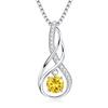 [Collar de Plata de Ley S925] Regalo para Novia en Cumpleaños o Día de San Valentín, Cadena para Clavícula de los Doce Signos del Zodiaco, Venta al por Mayor Transfronteriza