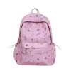 Mochila de Moda para Niñas Estilo Ins con Estampado de Estrellas Frescas, Gran Capacidad y Alto Atractivo Estético, Modelo Nuevo para Estudiantes de Secundaria y Universidad