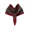 Cachecol de tricô triangular 100% cashmere puro com color-blocking, aquecedor de pescoço feminino para outono e inverno, pequeno xale quente, camada externa, proteção para o pescoço, gola falsa