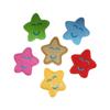 Fábrica de Pasta Bordada Sonriente de Estrella Tela Bordada Pegar Insignia Adhesiva de Tela Etiqueta de Tela Ropa Infantil Parche para Planchar Etiqueta de Pecho Accesorios