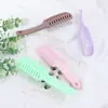 Peine Hueco Hueso de Pescado, Peine de Costilla, Peine de Masaje para Peinado y Peluquería, Peine Rizador, Peine para Peinado Casero de Peluquero, Alisado de Cabello