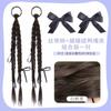 Cola de caballo estilo chino para mujer, nueva diadema con lazo natural, doble torsión, peluca de boxeo, trenza, accesorios para el cabello