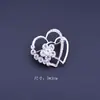 Broche de Letra Europeo y Americano Broche de Letra para Pareja Diamante Pin Anti-deslizamiento Cuello en V Cárdigan Accesorios de Ropa Exquisitos para Mujer