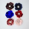 Transfronterizo DIY Hecho a Mano Tela Floral Cinta de Satén Flor Pequeña Materiales de Accesorios Semiterminados para Adornos para el Cabello y Adornos para Zapatos con Tejido de Pedrería