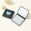 Espejo de Maquillaje Plegable Mini de Plástico Simple y Moderno Europeo y Americano Transfronterizo Espejo Portátil