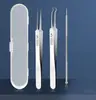 Pinzas para puntos negros de célula ultrafina, aguja para acné especial para salón de belleza, raspador de comedones cerrados, herramienta para exprimir acné