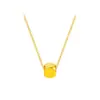 Concha de água ouro atacado pingente de ouro 999 anel de ouro duro 3D corrente colar feminino explosões ao vivo uma geração de cabelo