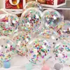 Balão de Lantejoula de 12 polegadas festa de aniversário balão mágico de confete decoração de casamento balão de lantejoula balão de evento anual