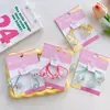 Elástico de Cabelo Infantil Estampa de Frutas de Verão Cabeça Quadrada Elástico Alto Laço Enrolado Elástico Acessórios de Cabelo para Meninas