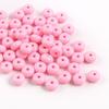 Cuentas de ábaco luminosas acrílicas, cuentas planas, hechas a mano, collar de cuentas, cuentas sueltas, accesorios de joyería al por mayor