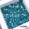 Cristal de vidro diamante contas furo reto dupla ponta solta contas artesanais faça você mesmo acessórios de joias grampo de cabelo acessórios atacado