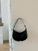 Bolso de dumplings de diseño nicho estilo coreano transfronterizo, nuevo bolso de cuerno vintage de gran capacidad para el día a día, elegante bolso de hombro y cruzado