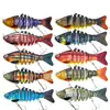 Fábrica de Origen Stock Multicolor 7 Secciones 16g Set Natación Multi-Sección Peces Mar Agua Dulce Señuelo Suministros de Pesca