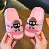 Pantuflas de EVA para niños y niñas, de verano, con dibujos animados, antideslizantes, lindas, con suela suave y suelas gruesas para niños pequeños