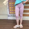 Leggings Delgados de Verano para Niñas, Pantalones Capri para Bebés, Alta Elasticidad, Anti-Exposición, Pantalones Anti-Mosquitos para Niños, Leggings para Niñas de Edad Media