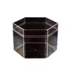 Nueva Caja de Plástico Transparente Poligonal con Tapa, Regalo de Lujo para Vacaciones, Empaque para Dulces de Boda, Caja de Regalo para Acompañante
