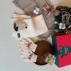 Set de Guantes de Lana y Bufanda Navideños, Lindo y Cálido, Pantalla Táctil, Dedos Separados, Unisex, Otoño e Invierno, Dibujos Animados para Niños
