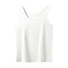 Estilo dulce y picante Youke camisola sin mangas de seda para mujer verano ropa interior holgada adelgazante top básico talla grande chica gordita
