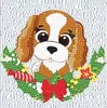 Pintura de diamantes 5D niños caricatura Papá Noel Diamante redondo de cristal diy bordado de diamantes tamaño diamante 18x18