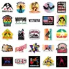 50 piezas de pegatinas de lucha libre, evento deportivo transfronterizo popular lucha de lucha libre pegatinas impermeables para DIY