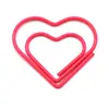 Broche de amor cor nova clipe de papel atacado clipe de papel de formato especial criativo arco-íris coração de pêssego desenho animado transfronteiriço marcador de página