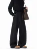 Pantalones Lisos de Color Sólido Estilo Americano con Caída para Hombre, Tendencia Pareja Estilo Retro Callejero Holgados Versátiles de Pierna Ancha