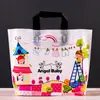 Saco para roupas atacado saco de presente plástico manual sacola de compras loja de roupas saco para roupas sacola tote PE impressa impressão