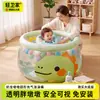 Nueva Tina Inflable con Forma de Mariposa para Niños Tina Inflable Transparente de Dinosaurio Piscina de Juego Transparente Tipo Cubeta Dunden Venta al por Mayor