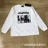 25Fw American Erd Melancólico Rico Segunda Generación Holgado Casual Versátil Diseño de Nicho Otoño e Invierno Camiseta Base Camiseta