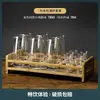 Juego de Copas de Licor Dispensador de Vino para el Hogar Copa de Vino Pequeña Caja de Regalo Juego de Vino Chino Decantador Medidor de Vino con Escala Copa de Vino