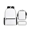 Atacado do Fabricante Mochila Escolar D-Made Conjunto de Três Peças Mochila Estudantil Mochila Estampada Transfronteiriça Mochila Anime Casual e Versátil