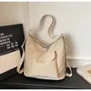Bolso de Hombro Transfronterizo Estilo Perezoso Gran Capacidad para Mujer 2026 Nueva Moda Estudiante Bolso Tote de Hombro Tendencia