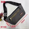 Bolsa de Cintura para Deportes al Aire Libre Antirrobo Moda para Hombres y Mujeres Bolsa para Teléfono Móvil Lona Casual Fitness Impermeable Crossbody Almacenamiento Bolsa a Prueba de Golpes