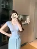 Conjunto de Moda Suave Estilo Coreano, un Conjunto Completo de Ropa para Mujer, Nuevo Estilo Verano 2026, Conjunto de Dos Piezas de Falda Rayada de Manga Corta Ajustado
