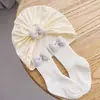 Chapéu de Bebê para Primavera e Outono Doce Amor Fofo Homens e Mulheres Chapéu para Fontanela de Bebê Recém-nascido Chapéu Indiano Meias