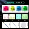 Pigmento Luminoso Tinta Infantil Grafite Conjunto de Pigmentos Brilhantes Pintura Manual DIY Roupas e Sapatos Boneco de Gesso Pigmento Fluorescente
